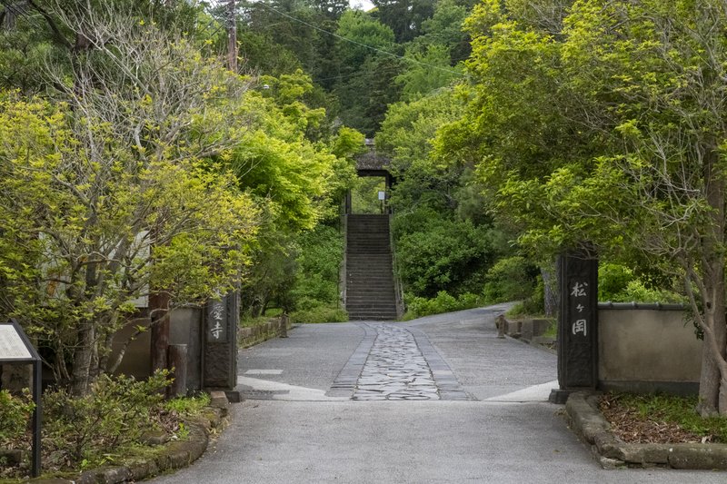 東慶寺 参道と山門（2022-05-06）