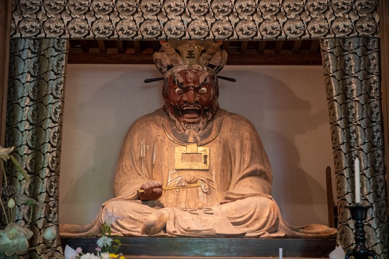 円応寺「閻魔大王像」（2023-05-05）